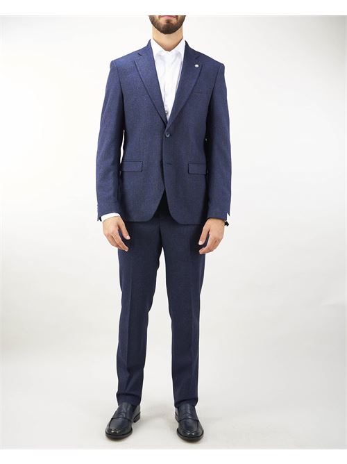 Wool micropatterned suit Manuel Ritz MANUEL RITZ | abito | 3732A331824364488